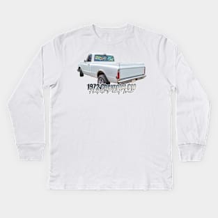 1972 Chevrolet C10 Fleetside Pickup Truck Kids Long Sleeve T-Shirt